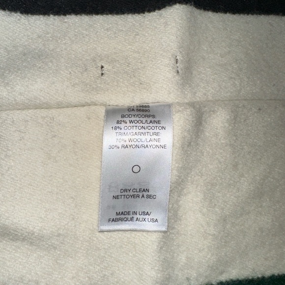 Pendleton Adult Poncho, Never Worn, No Stains 82%wool 18%cotton - Picture 6 of 9